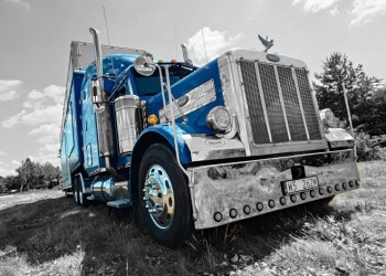 AMERYKAŃSKA ciężarówka EVENTOWA na RoadSHOW Peterbilt
